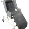 Freeway Flow shower cradle with accessories - head cushion and upper and lower padded side rails.